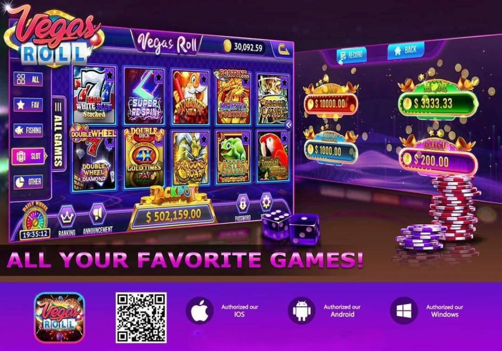 vegas roll 777 casino game